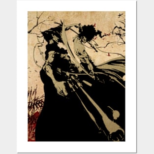 Justice afro samurai Posters and Art